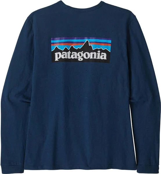 Women's Long-Sleeved Patagonia P-6 Logo Responsibili-Tee