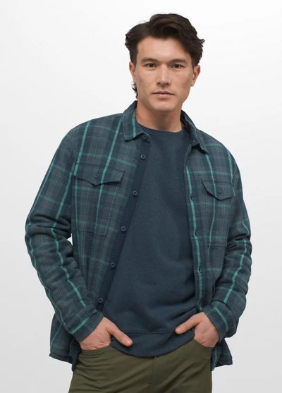 Men's PrAna Copper Skies Lined Flannel Shirt