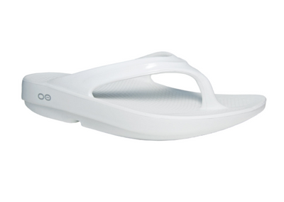 Women's OOFOS OOlala Thong Sandals - White