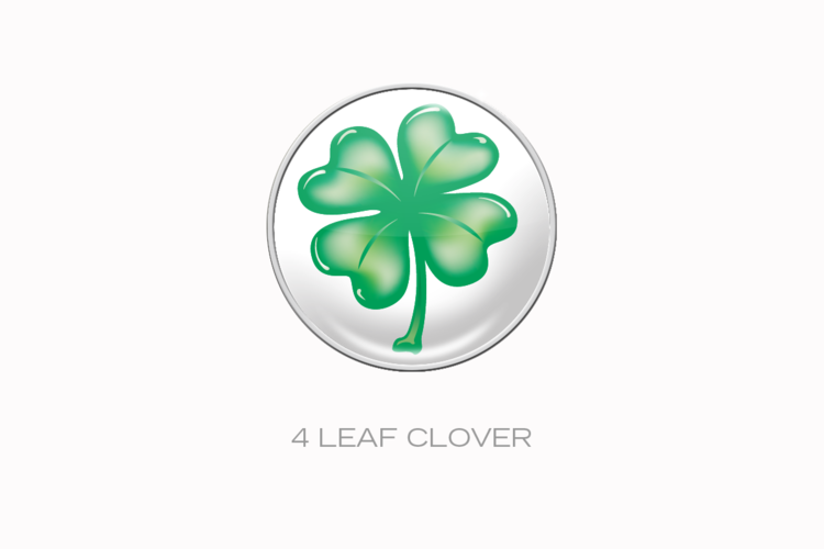 RaceDots 4-Leaf Clover 4-Pack