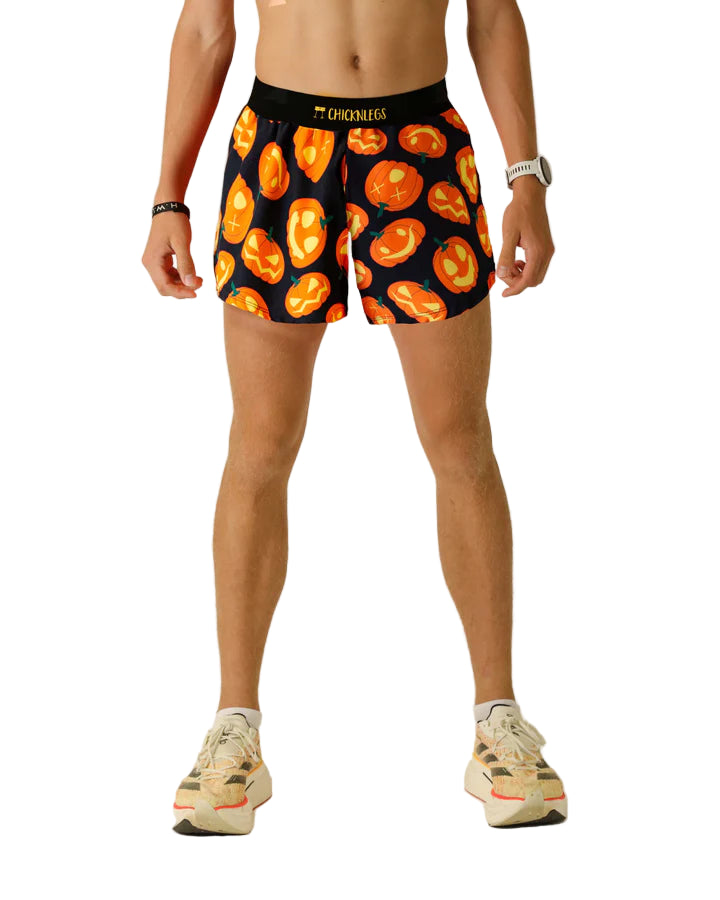 Men's Chicknlegs 4" Half Split Pumpkin Shorts