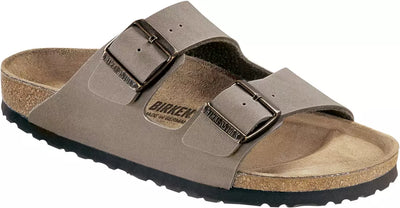 Brirkenstock Arizona Birkibuc Sandals Stone- Medium/Narrow Fit