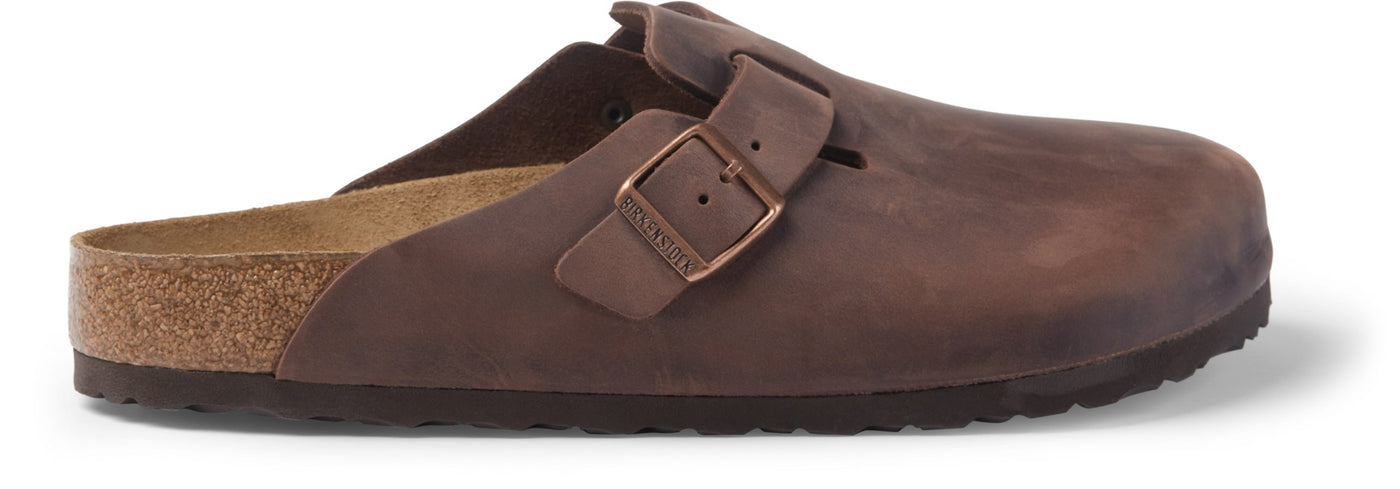 Birkenstock Boston BS Oiled Leather Sandals - Medium/Narrow Fit