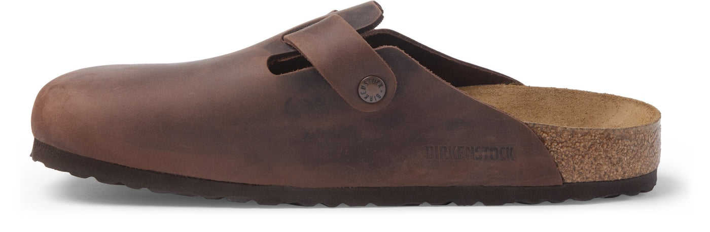 Birkenstock Boston BS Oiled Leather Sandals - Medium/Narrow Fit
