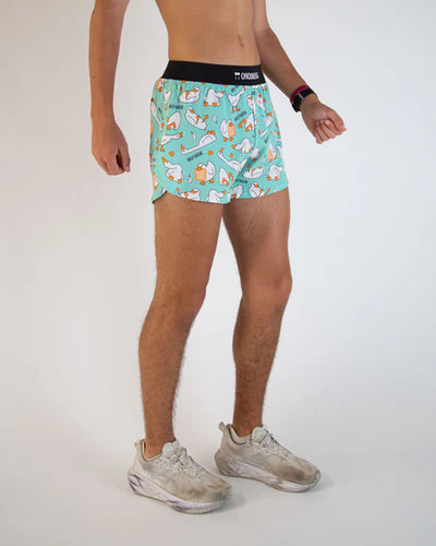 Men's Chicklegs Silly Goose 4" Split Shorts