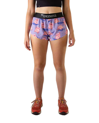 Women's Chicknlegs Pig 1.5" Split Shorts
