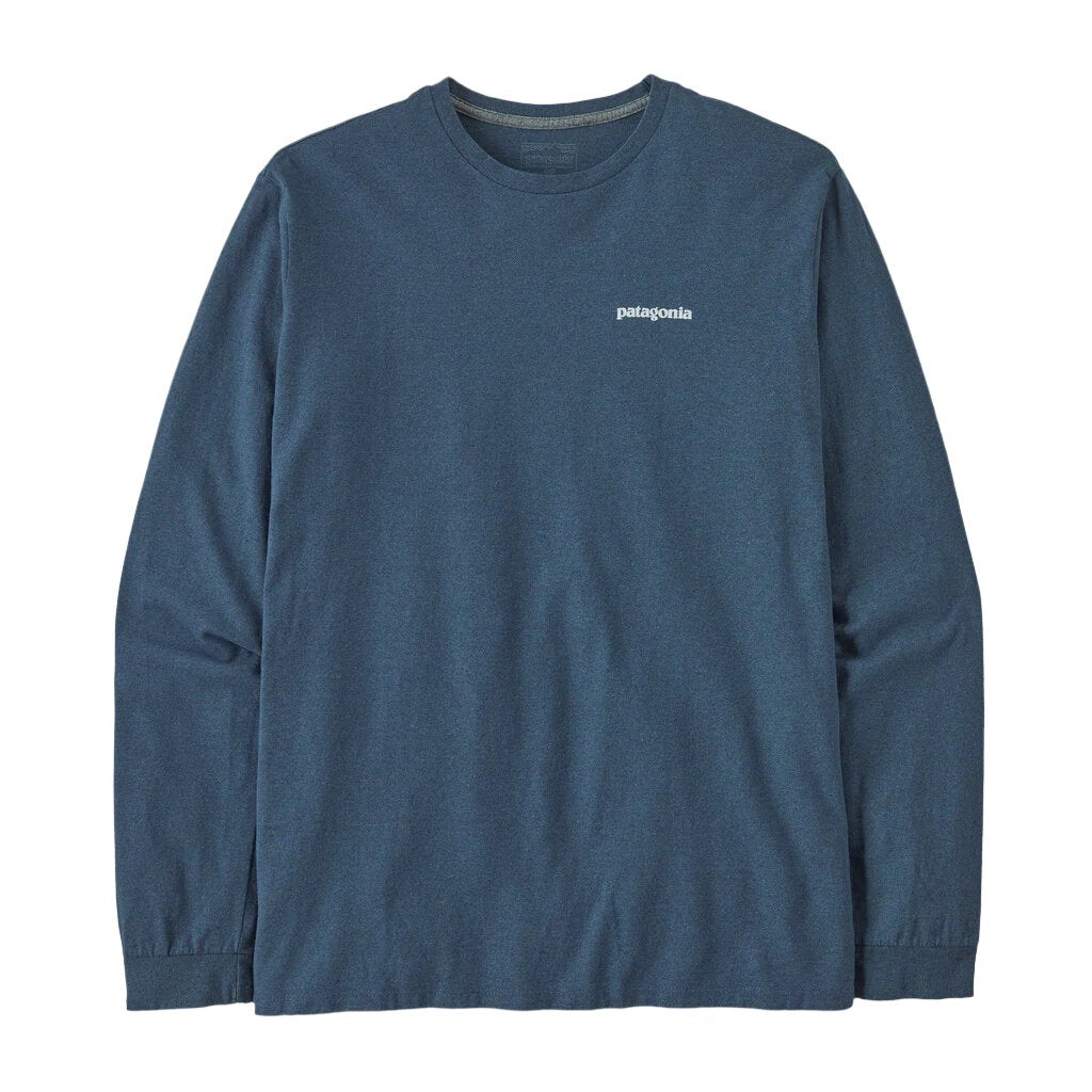 Men's Patagonia Long Sleeved P-6 Logo Responsibili-Tee