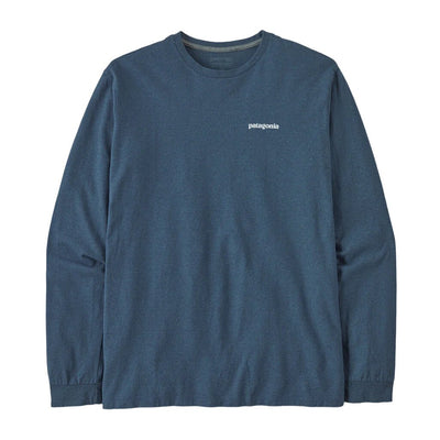 Men's Patagonia Long Sleeved P-6 Logo Responsibili-Tee