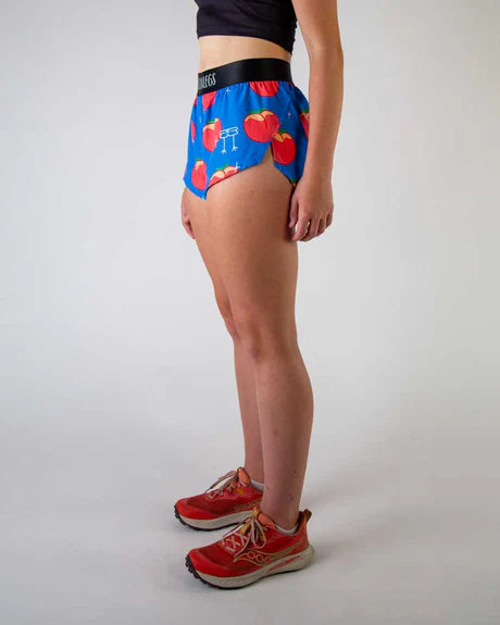 Women's Chicknlegs Juicy Peaches 1.5" Split Shorts