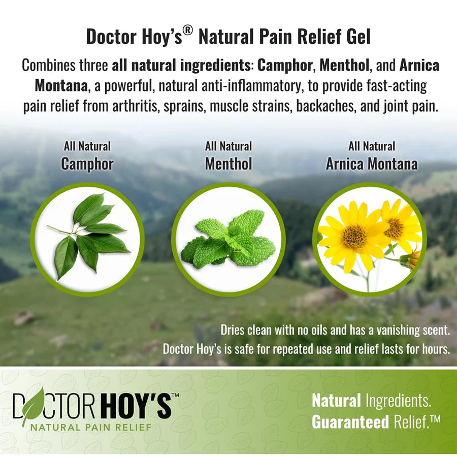 Dr. Hoy's Roll On Natural Pain Relief Gel - 3oz