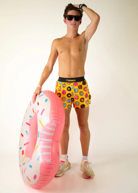Men's Chicknlegs Salty Donuts 4" Half Split Shorts