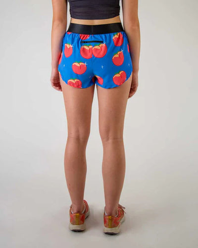 Women's Chicknlegs Juicy Peaches 1.5" Split Shorts