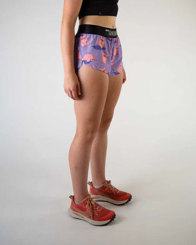Women's Chicknlegs Pig 1.5" Split Shorts