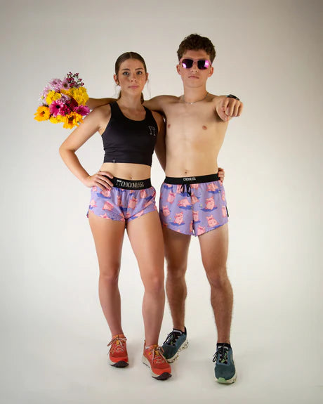 Women's Chicknlegs Pig 1.5" Split Shorts
