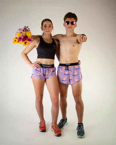 Women's Chicknlegs Pig 1.5" Split Shorts