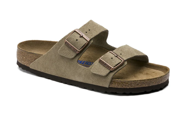 Birkenstock Arizona Soft Footbed Suede Leather Sandal - Medium/Narrow Fit