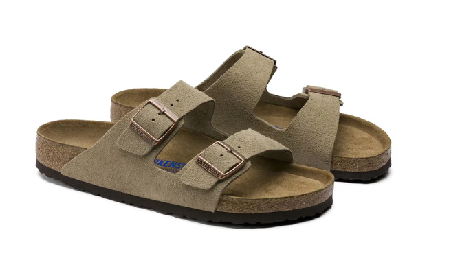 Birkenstock Arizona Soft Footbed Suede Leather Sandal - Medium/Narrow Fit