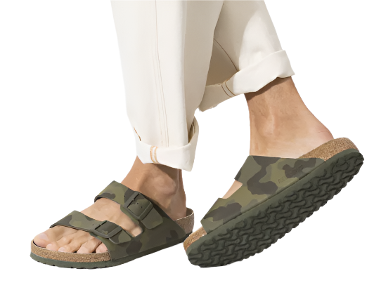 Birkenstock Arizona Soft Footbed Birko-Flor Sandals - Regular/Wide Fit